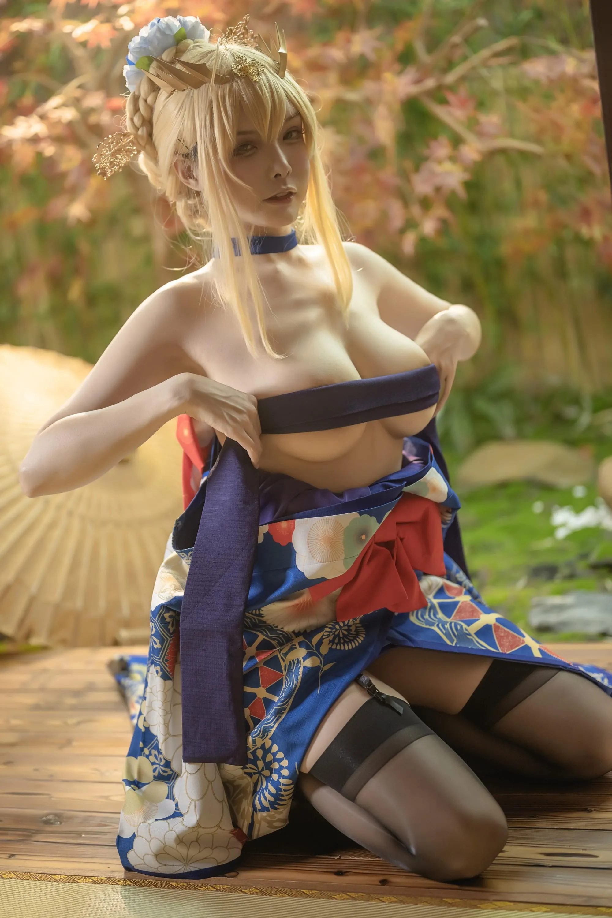 秋和柯基 – NO.056 白枪呆 同人和服 [46P]插图6